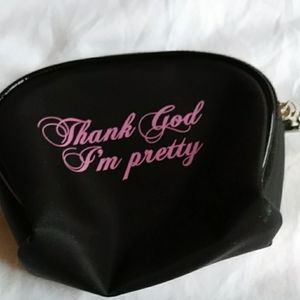 Black cosmetic bag great condition